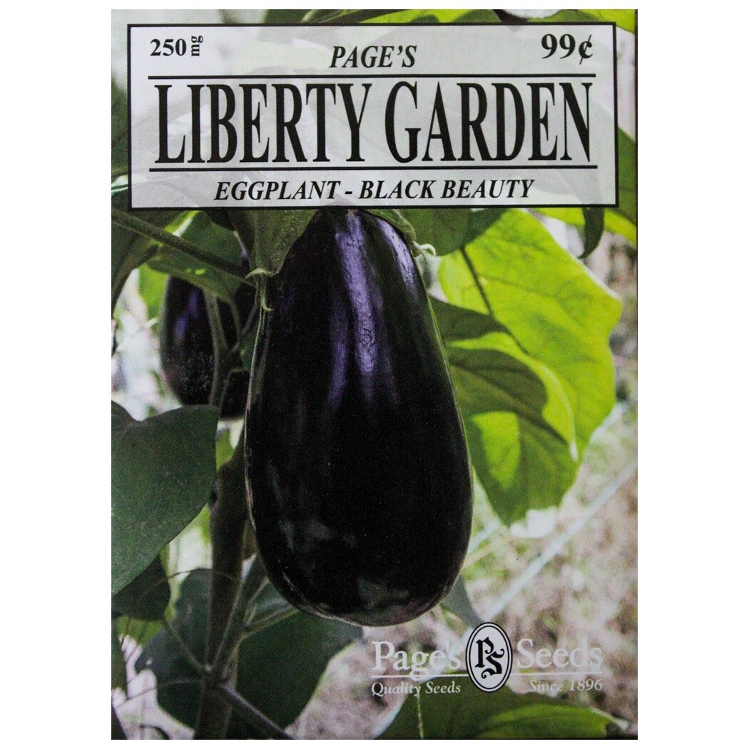 Liberty Garden Eggplant (Black Beauty) 250 mg