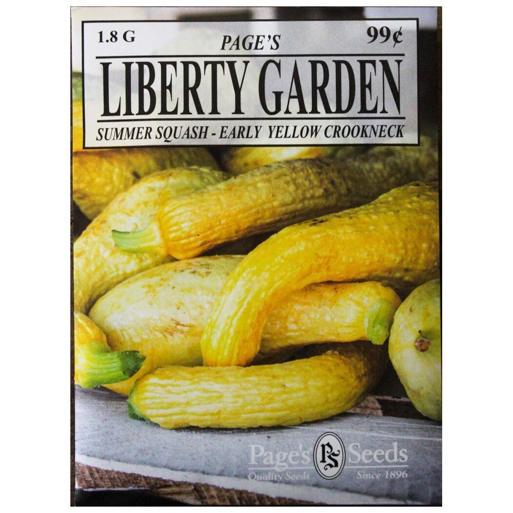 Liberty Garden Squash (Early Yellow Crookneck) 1.8 g