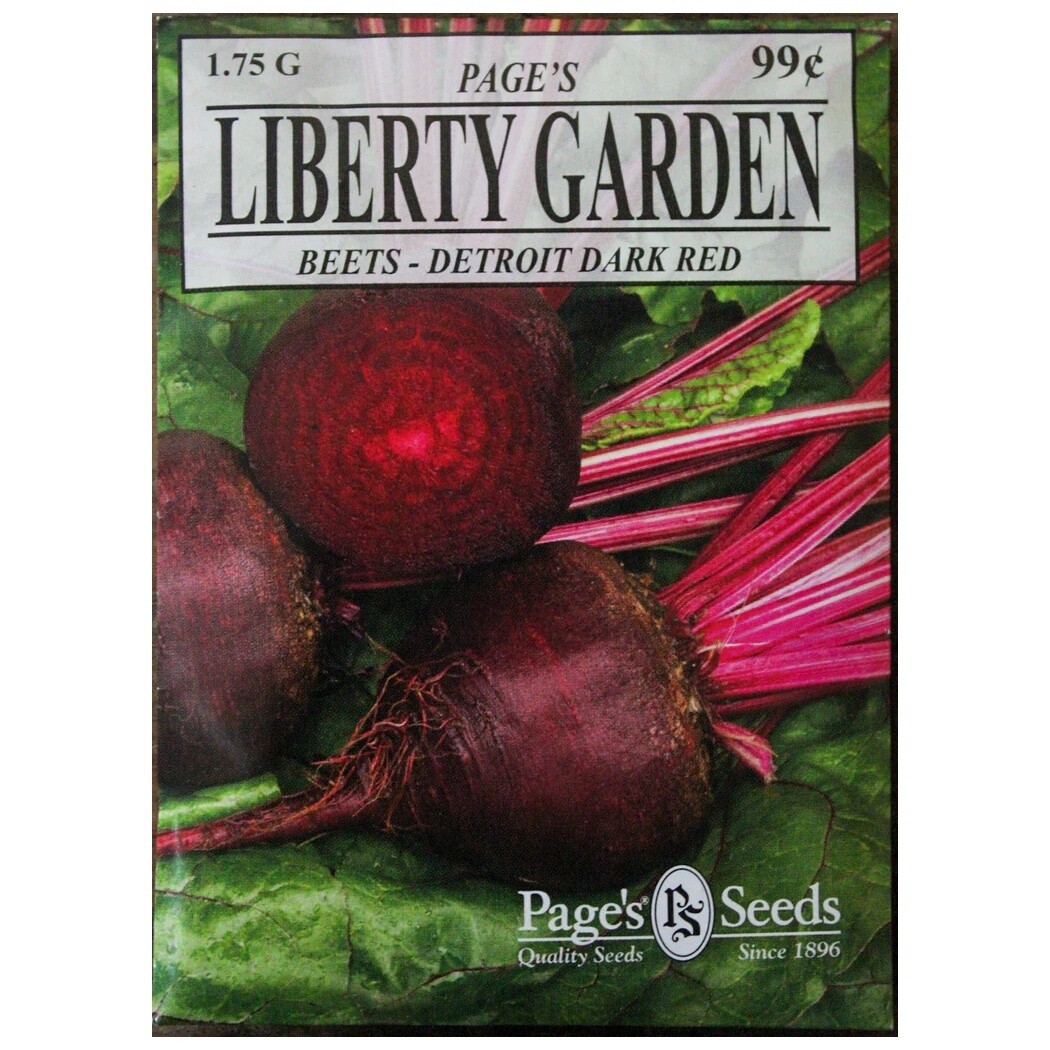Liberty Garden Beets (Detroit Dark Red) 1.75 g