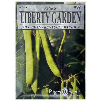 Liberty Garden Pole Bean (Kentucky Wonder) 6.5g