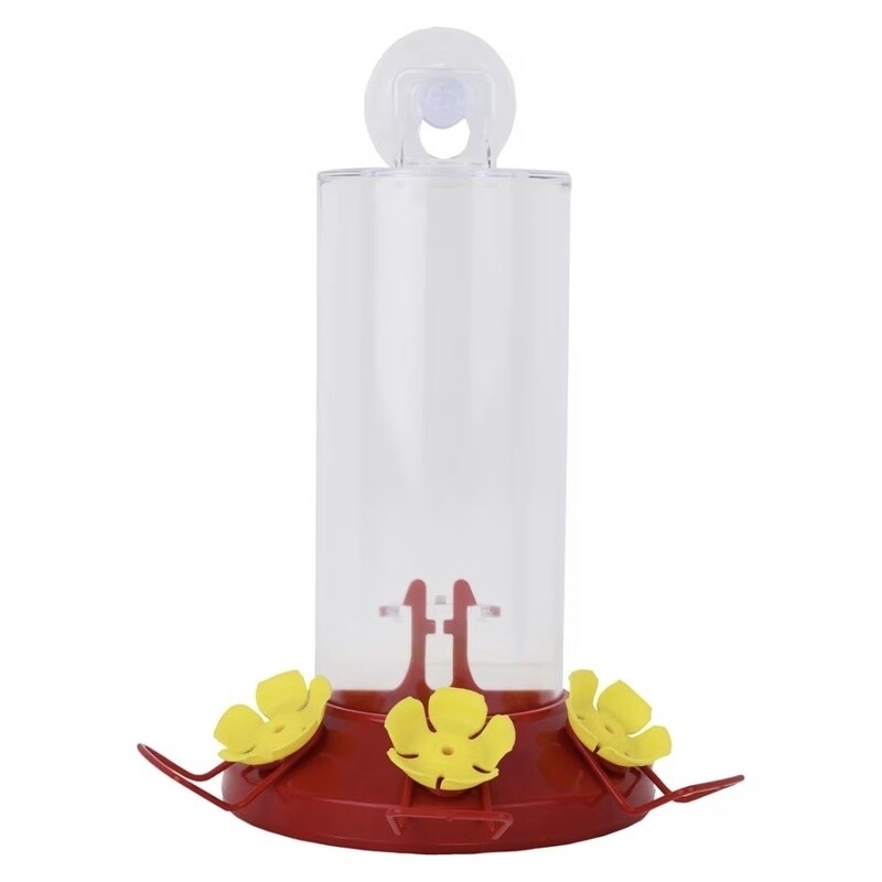 Perky-Pet Window Mounted Plastic Hummingbird Feeder 8 oz