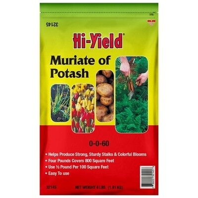Hi-Yield Muriate of Potash (0-0-60) 4 lb