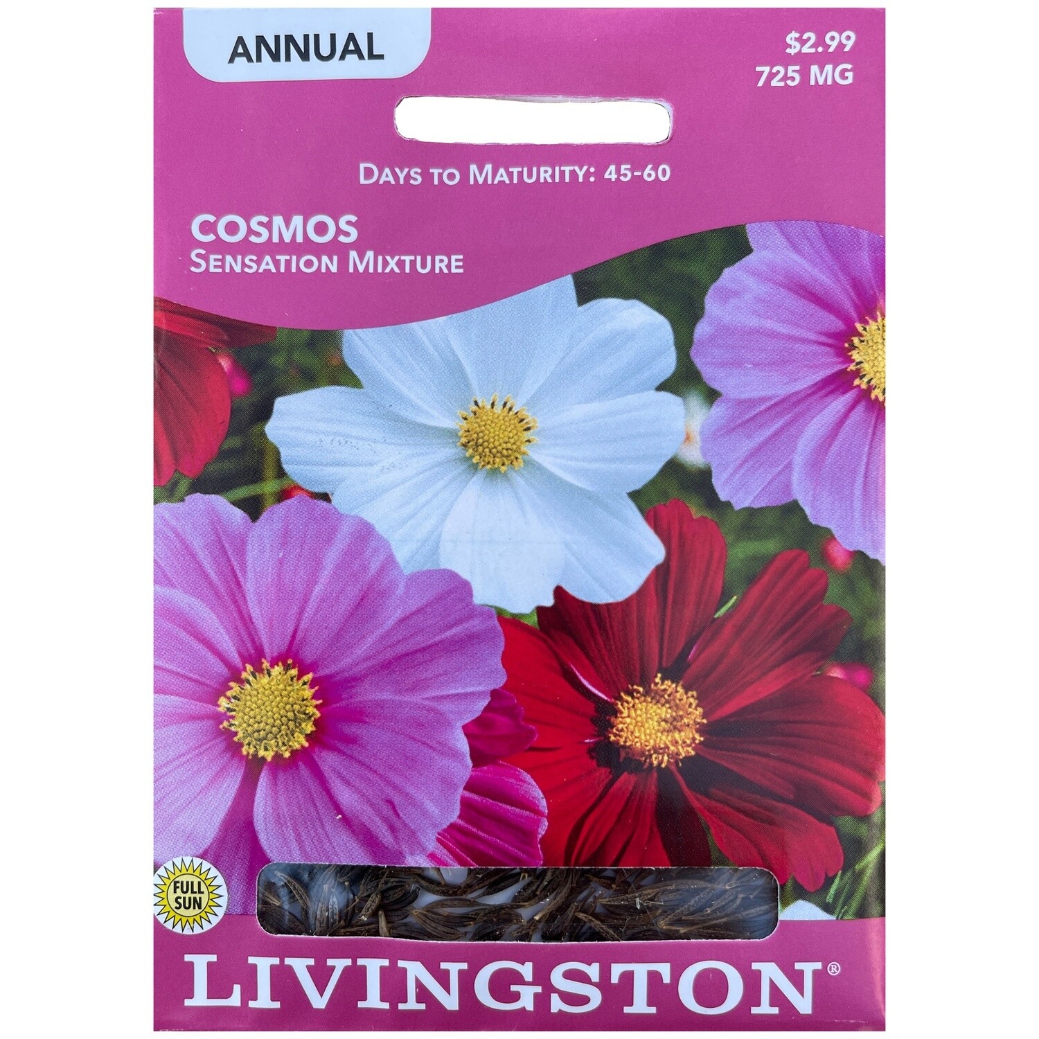 Livingston Seed Cosmos (Sensation Mixture) 725 mg