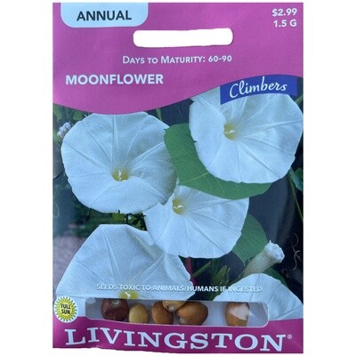 Livingston Seed Moonflower 1.5 g