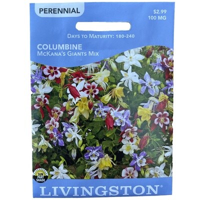Livingston Seed Columbine (McKana's Giants Mix) 100 mg