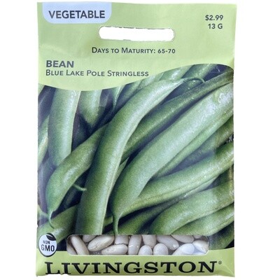 Livingston Seed Bean (Blue Lake Pole Stringless) 13 g