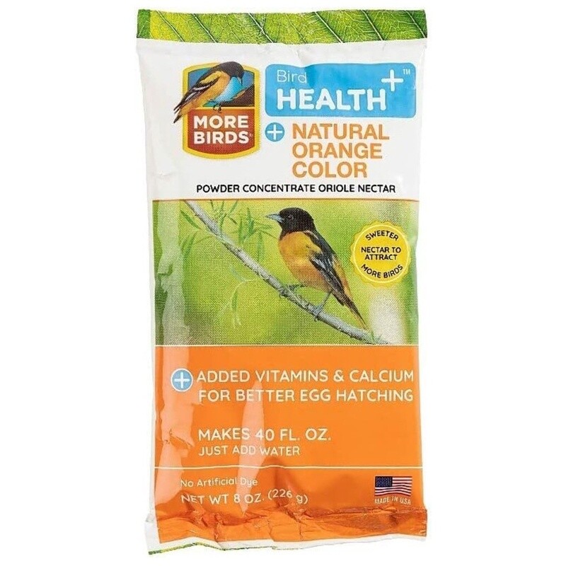 More Birds Bird Health+ Orange Oriole Nectar Concentrate 8 oz