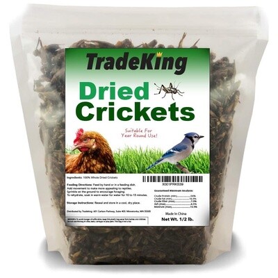 TradeKing Dried Crickets 1/2 lb