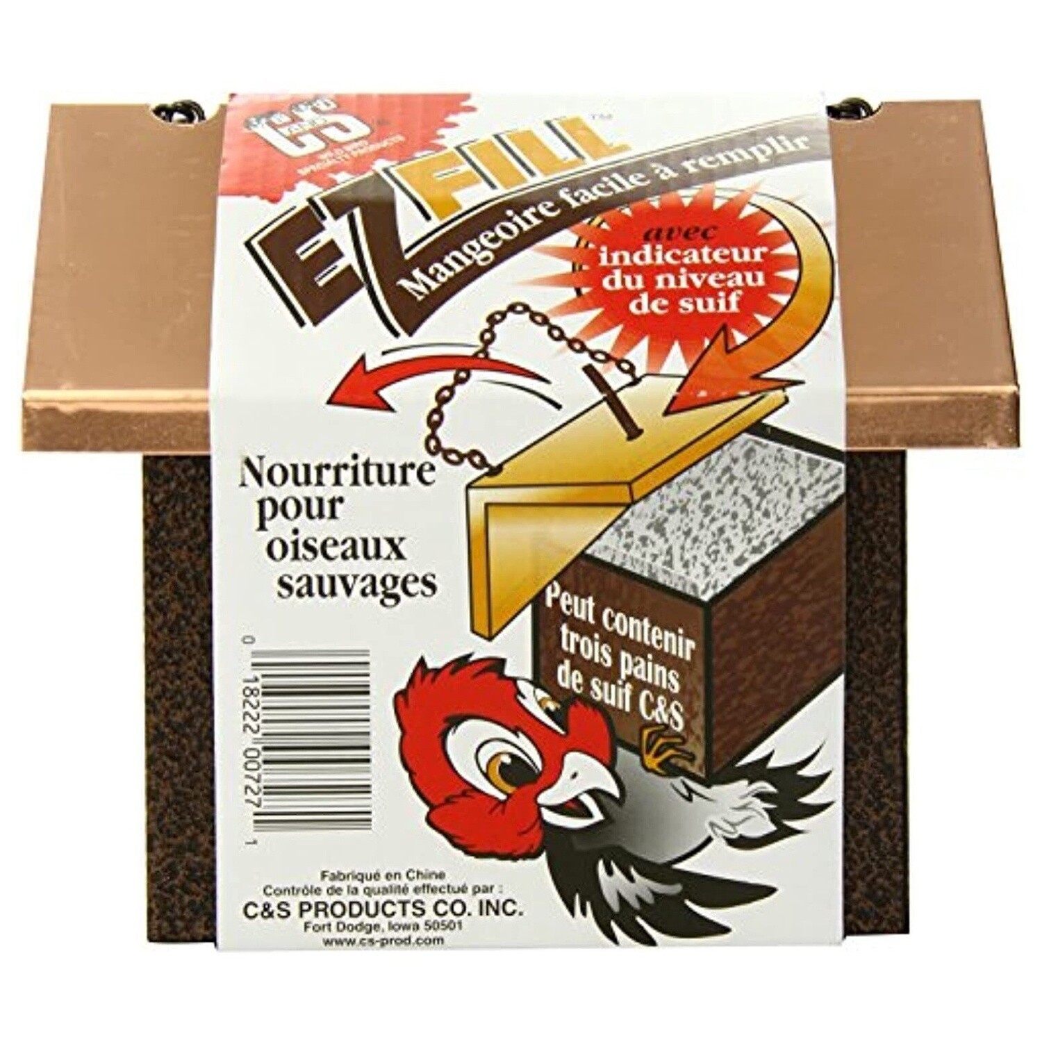 C&amp;S EZ-Fill Bottom Suet Feeder