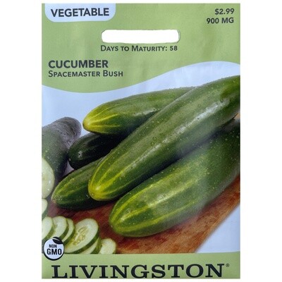 Livingston Seed Cucumber (Spacemaster Bush) 900 mg