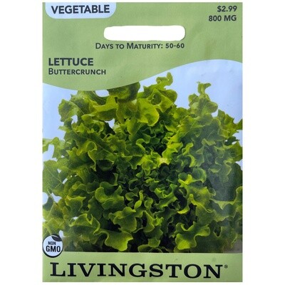 Livingston Seed Lettuce (Buttercrunch) 800 mg