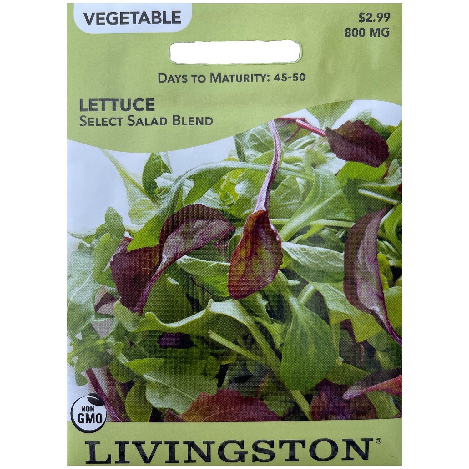 Livingston Seed Lettuce (Select Salad Blend) 800 mg