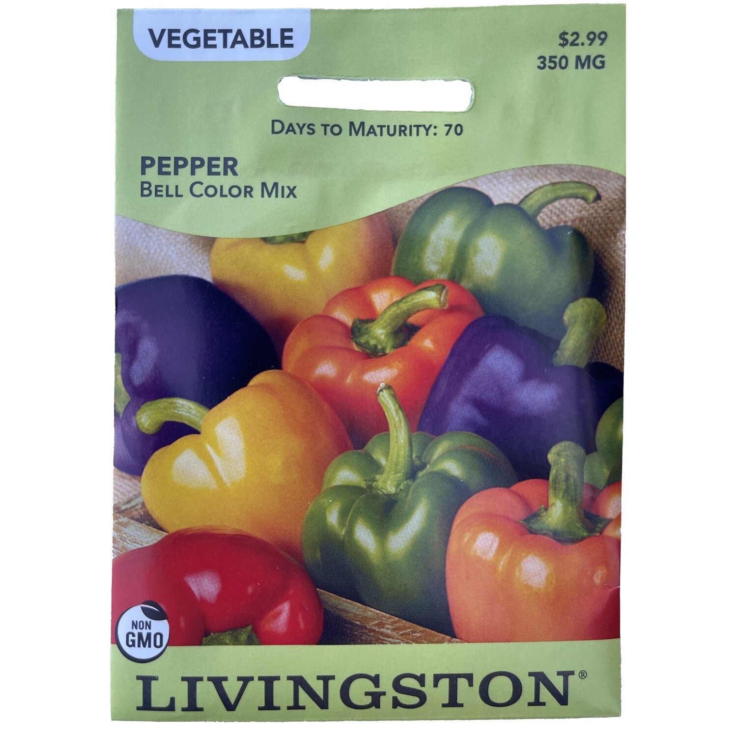 Livingston Seed Pepper (Bell Color Mix) 350 mg