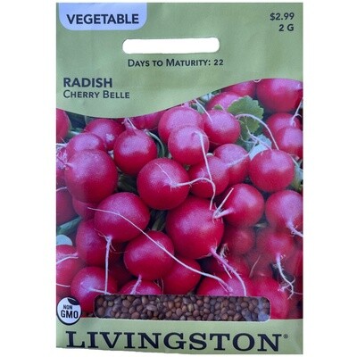 Livingston Seed Radish (Cherry Belle) 2 g