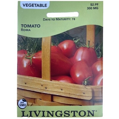 Livingston Seed Tomato (Roma) 300 mg
