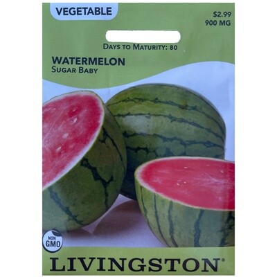 Livingston Seed Watermelon (Sugar Baby) 900 mg
