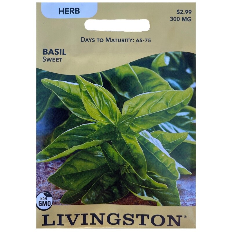 Livingston Seed Basil (Sweet) 300 mg