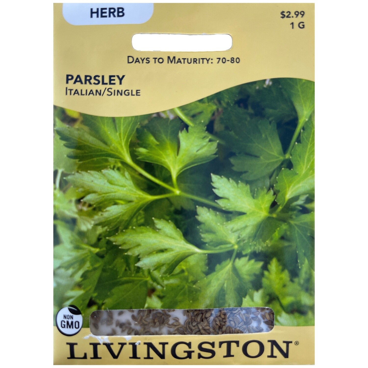 Livingston Seed Parsley (Italian/Single) 1 g