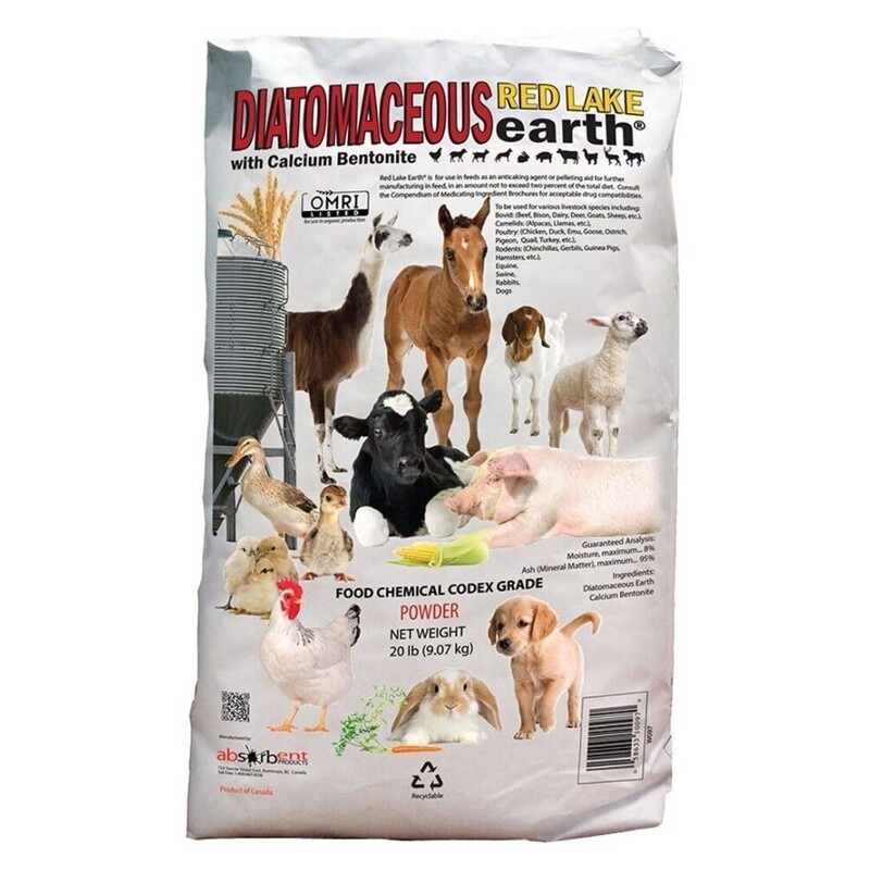 Red Lake Diatomaceous Earth with Calcium Bentonite 20 lb