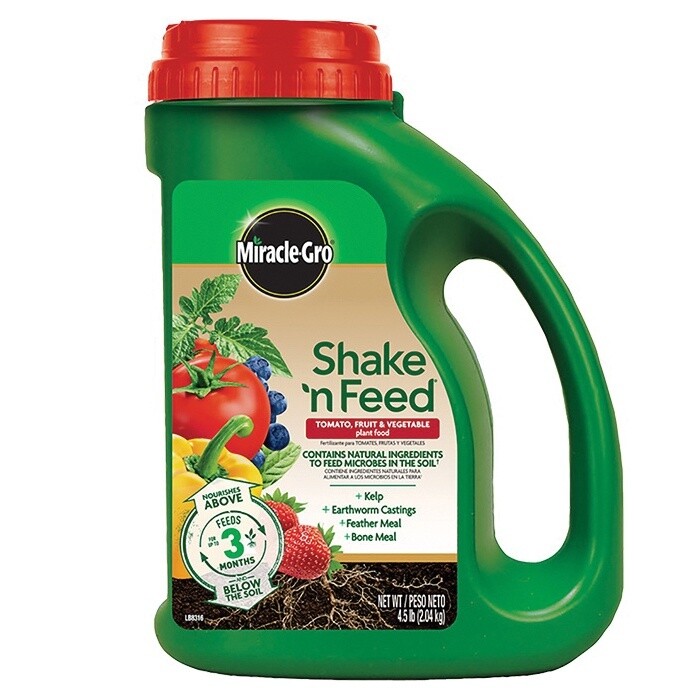 Miracle-Gro Shake &#39;n Feed Tomato, Fruit &amp; Vegetable 4.5 lb