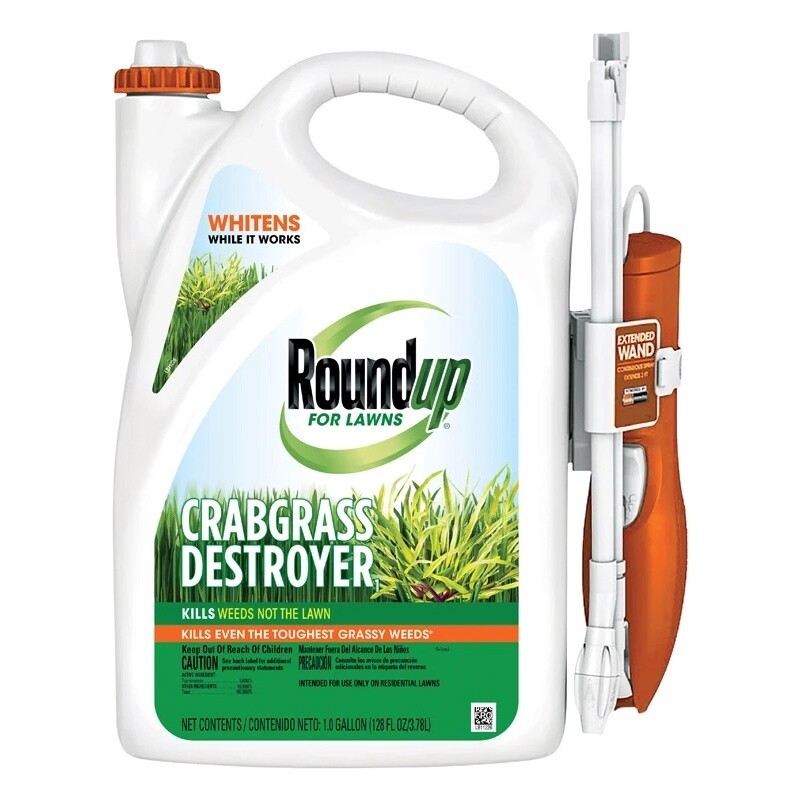 Roundup For Lawns Wand Sprayer Crabgrass Destroyer 1-Gallon