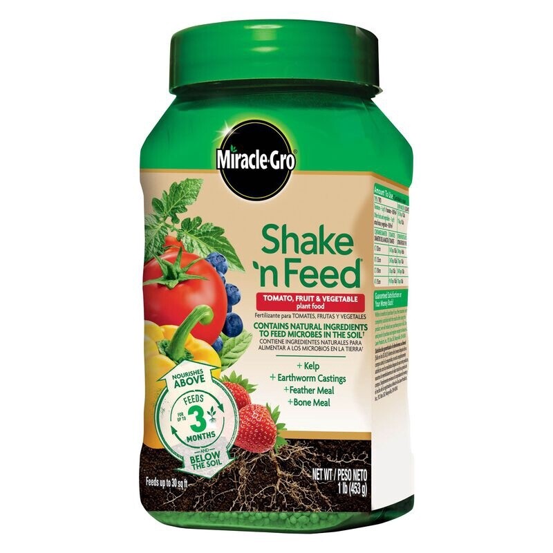 Miracle-Gro® Shake &#39;N Feed Tomato, Fruit &amp; Vegetable Plant Food 1 lb