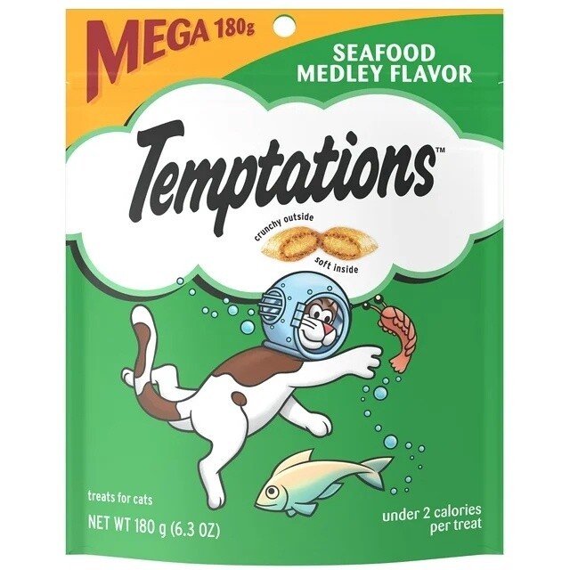 Temptations Seafood Medley Flavor 6.3 oz