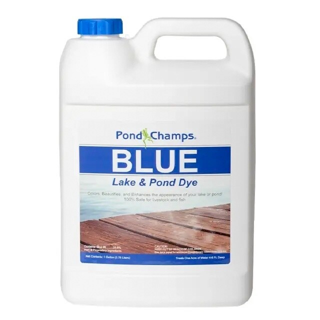 Pond Champs Blue Lake and Pond Dye 1-Gallon