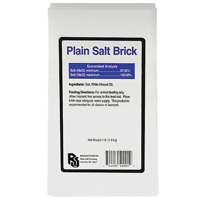 White Salt Brick 4 lb available at Liberty FHG Galion OH