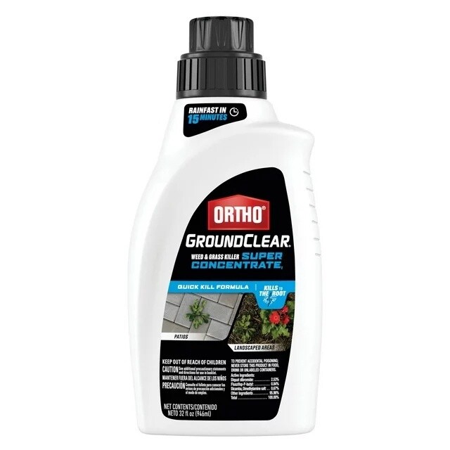 Ortho GroundClear Weed &amp; Grass Killer Super Concentrate 32 oz