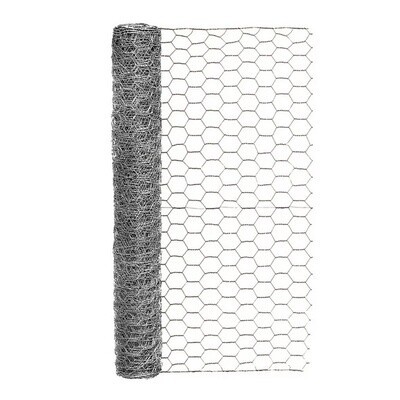 Expert Gardener Galvanized Steel 1&quot; Chicken Wire - 24 in x 10 ft