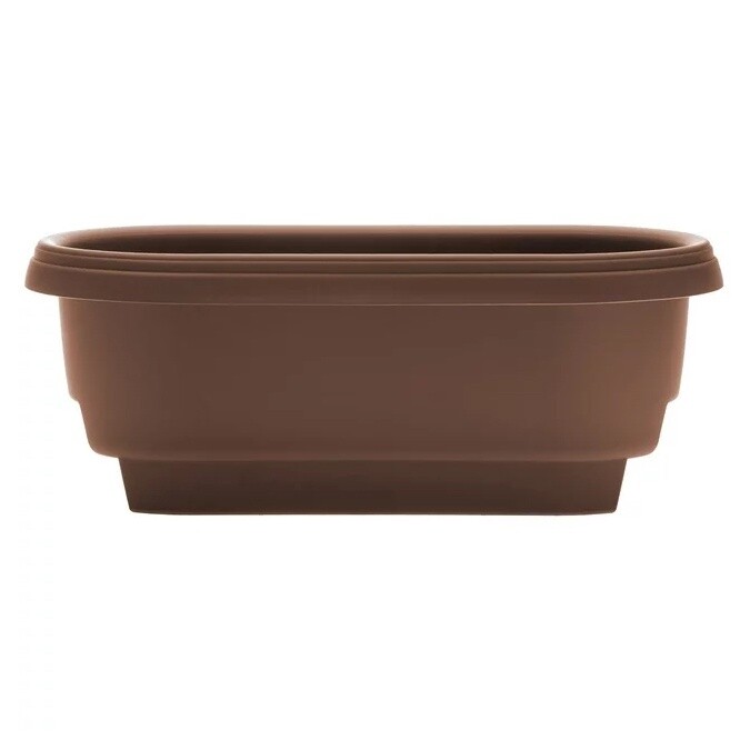 Bloem Deck Rail Planter - Chocolate