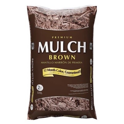 Brown Mulch 2 cf