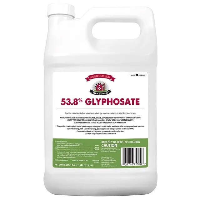 Farm General 53.8% Glyphosate Weed Killer Concentrate 1-Gallon