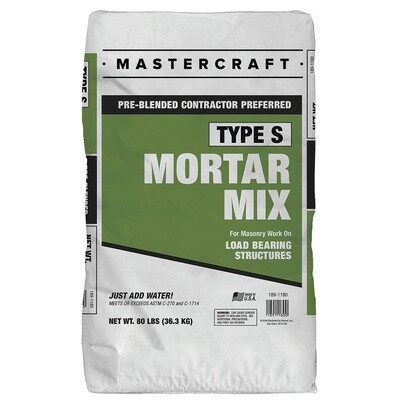 Mastercraft Mortar Mix (Type S) 80 lb
