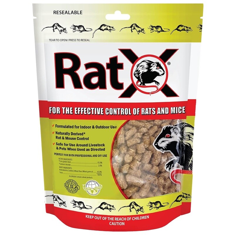 RatX Rat and Mouse Rodenticide Pellets 18 oz