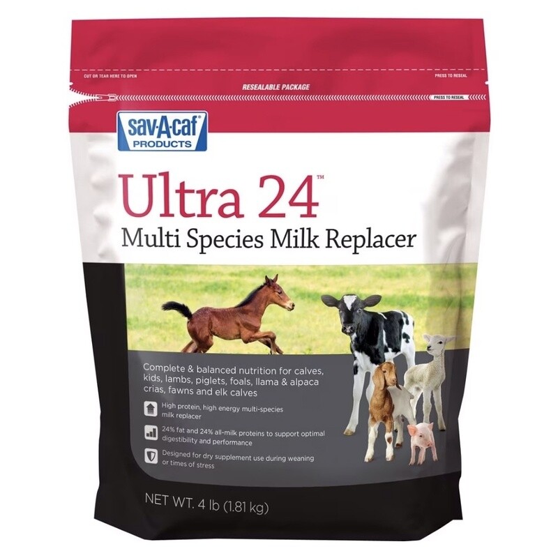 Ultra 24 Multi-Species Milk Replacer 4 lb