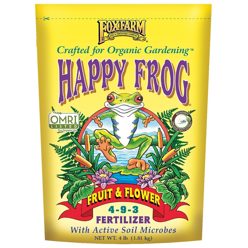 FoxFarm Happy Frog® Fruit &amp; Flower 4-9-3 Fertilizer 4 lb