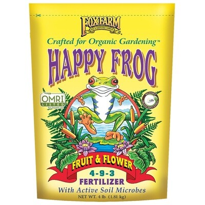 FoxFarm Happy Frog® Fruit & Flower 4-9-3 Fertilizer 4 lb