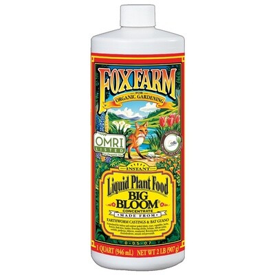FoxFarm Big Bloom Liquid Plant Food 1 qt