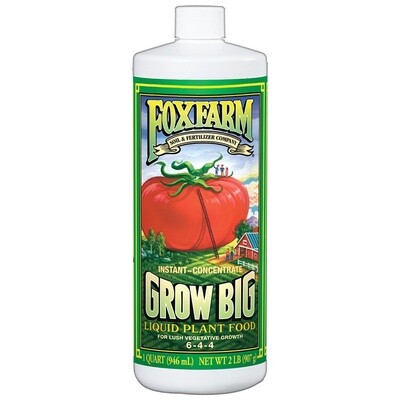 FoxFarm Grow Big Liquid Plant Food 1 qt