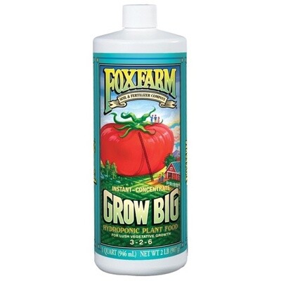 FoxFarm Grow Big® Hydroponic Liquid Plant Food 1 qt