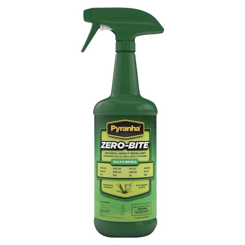 Pyranha Zero-Bite Natural Insect Spray RTU 32 oz