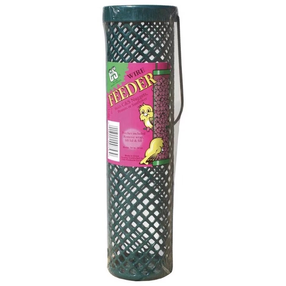 C&amp;S Wild Bird Nugget, Sunflower &amp; Peanut Feeder