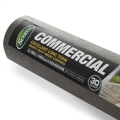 Scotts Commercial 3&#39; x 150&#39; Weed Barrier Farbric