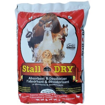 Stall Dry Absorbent &amp; Deodorizer 40 lb