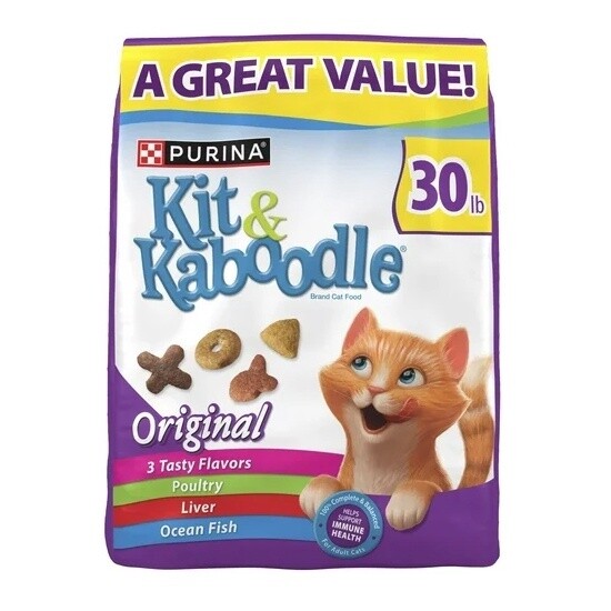 Purina Kit &amp; Kaboodle Original Adult Cat Food 30 lb