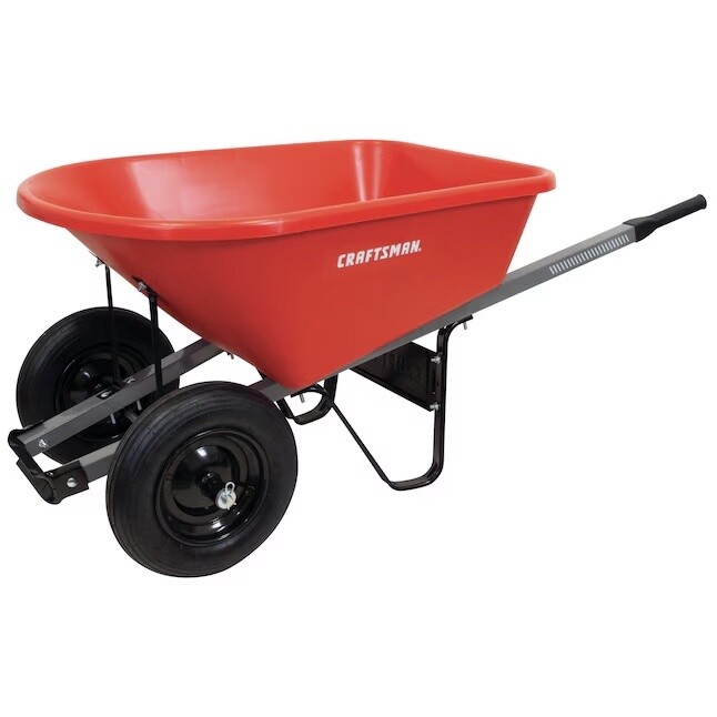 CRAFTSMAN Poly Wheelbarrow 6 cf