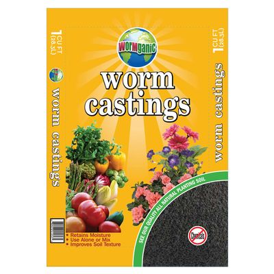 Wormganic Organic Worm Castings 1 cf