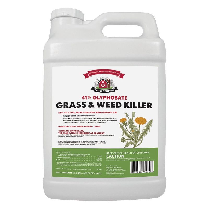 Farm General 41% Glyphosate Weed Killer Concentrate 2.5-Gallon